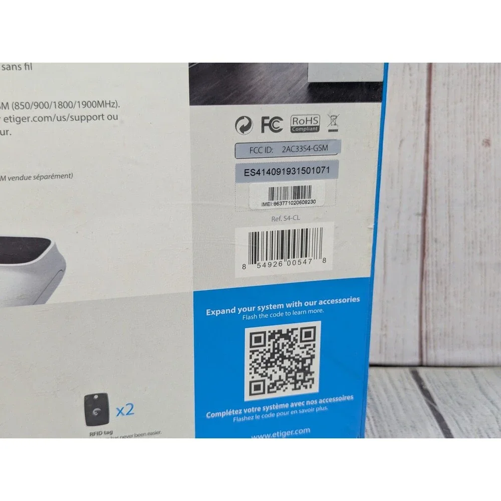 Etiger S4 433MHz Wireless Auto-dial GSM Alarm Security System Kit APP Remote LF